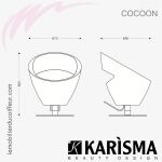 FAUTEUIL DE COUPE - COCOON (Dimensions) Karisma
