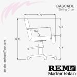 Fauteuil de coupe | Cascade  (Dimensions) REM