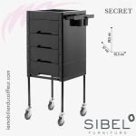 SECRET noir | Table de service | SIBEL Furniture