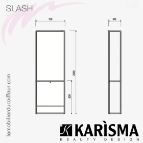 SLASH (Dimensions) | Coiffeuse | Karisma