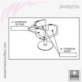 FAUTEUIL DE COUPE - BARBIZON (Couleurs) - Nelson Mobilier