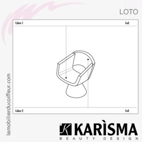 FAUTEUIL DE COUPE - LOTO (Couleurs) Karisma