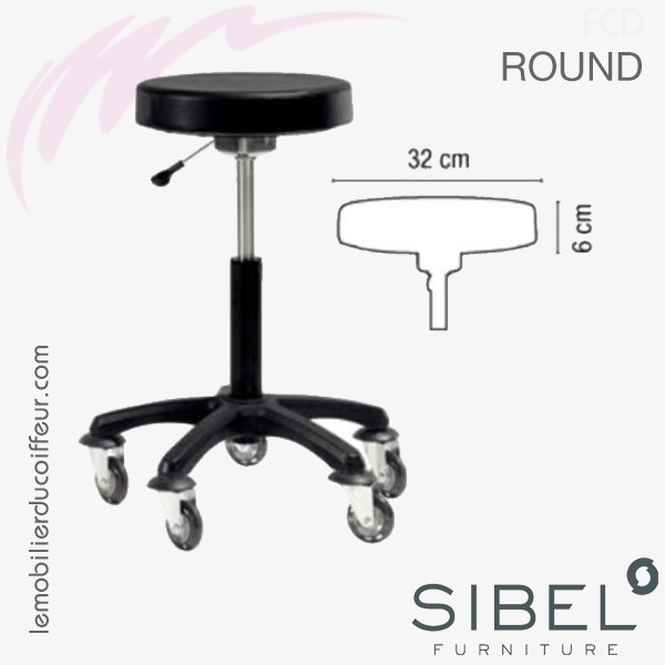 ROUND Classic | Tabouret de coiffeur | SIBEL Furniture