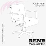 Fauteuil de coupe | Cascade  (Couleurs) REM