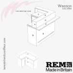 WINDSOR (Coloris) | Meuble de caisse | REM
