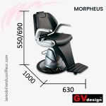 Fauteuil Barbier | Morpheus Dimensions | GVDesign