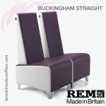 Fauteuil d'Attente | BUCKINGHAM Droit x2 bi-color | REM