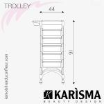 TROLLEY (Dimensions) | Table de service | Karisma