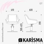 GT | Fauteuil de coupe Dimensions | Karisma