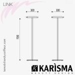 LINK (Dimensions) | Table de service | Karisma
