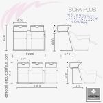 BACS DE LAVAGE - SOFA PLUS Dimensions Nelson Mobilier