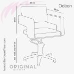 Fauteuil de coupe Odéon (Dimensions) Original Best Buy