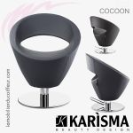 FAUTEUIL DE COUPE -  COCOON (Noir) Karisma