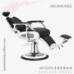 Milwaukee fauteuil barbier déplié J.SEBAN