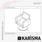 FAUTEUIL DE COUPE - SCOOP (Couleurs) Karisma