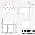 WINDSOR (Dimensions Medium) | Meuble de caisse | REM