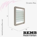 OLYMPIA small (Dimensions) | Meuble expo | REM