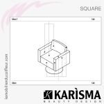 FAUTEUIL DE COUPE - SQUARE (Couleurs) Karisma