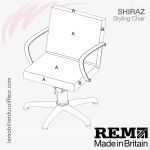 Fauteuil de coupe | Shiraz (Couleurs) REM