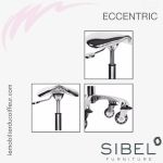 ECCENTRIC (Détail) | Tabouret de coiffeur | SIBEL Furniture