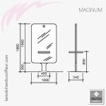 MAGNUM (Dimensions)| Coiffeuse | NELSON Mobilier