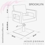 Fauteuil de coupe | BROOKLYN (Dimensions) | JACQUES SEBAN