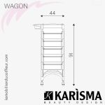 WAGON (Dimensions) | Table de service | Karisma