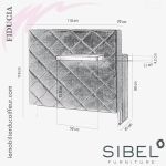 FIDUCIA (Dimensions) | Caisse de réception | Sibel Furniture