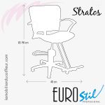 Fauteuil de coupe | Stratos (Dimensions) | Eurostil