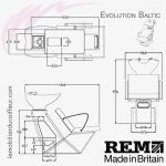 Bac de lavage Evolution Baltic  dimension REM