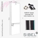 REFLEXIO BLACK (Dimensions) | Coiffeuse | Sibel Furniture