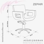 Fauteuil de coupe | ZEPHIR (Dimensions) | JACQUES SEBAN