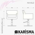 FAUTEUIL DE COUPE - ROYALE (Dimensions) Karisma