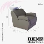 Bac de lavage Lana (Dimensions) REM