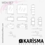 MEN SET Kit (Dimensions) | Coiffeuse homme | Karisma