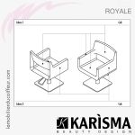 FAUTEUIL DE COUPE - ROYALE (Couleurs) Karisma