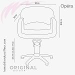 Fauteuil de coupe Opéra (Dimensions) Original Best Buy