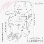 Fauteuil Barbier | Limousine (Dimensions) | Barburys