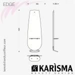 EDGE (Dimensions) | Coiffeuse | Karisma