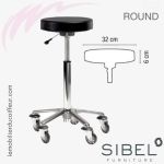 ROUND Exclusive | Tabouret de coiffeur | SIBEL Furniture